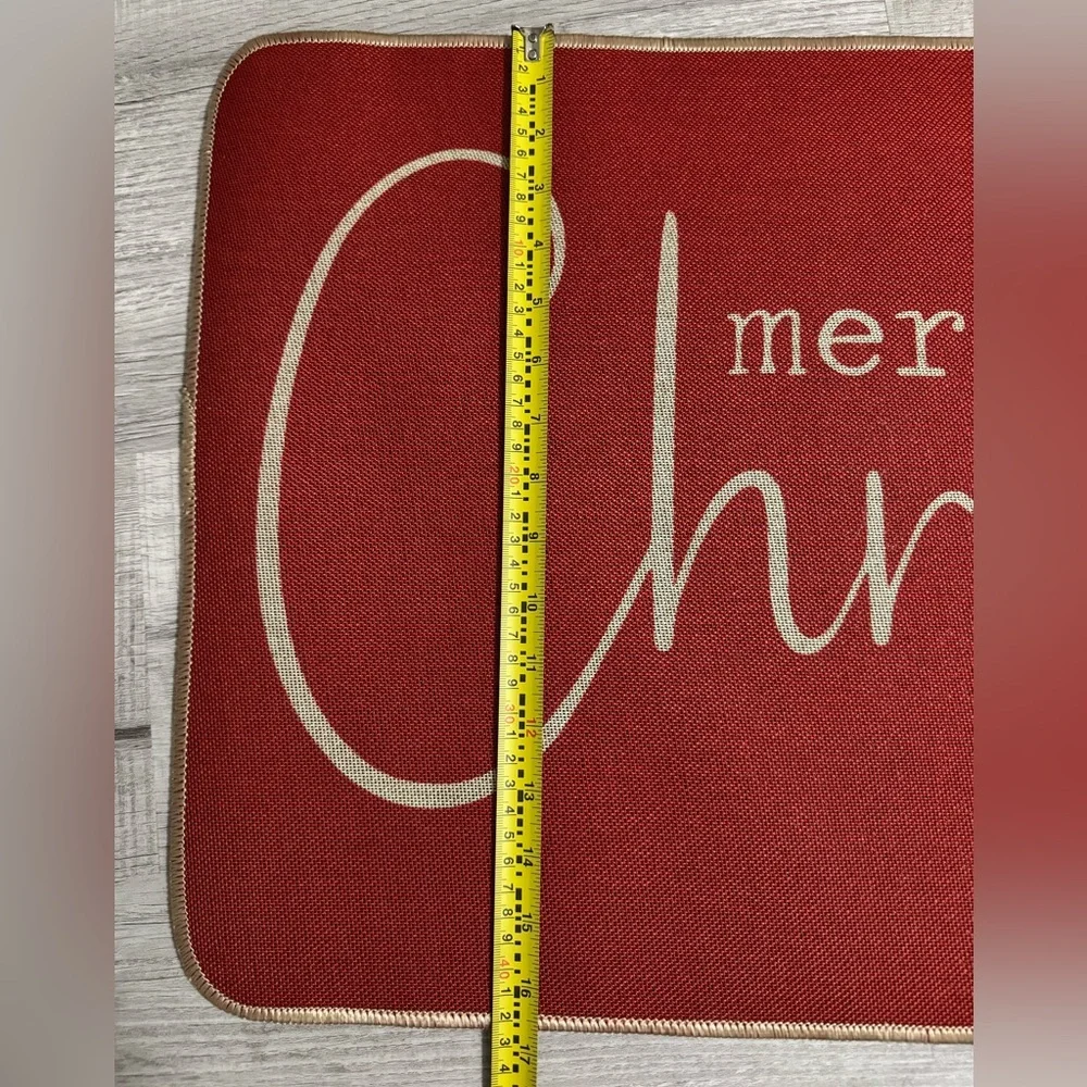 Red Merry Christmas Rug